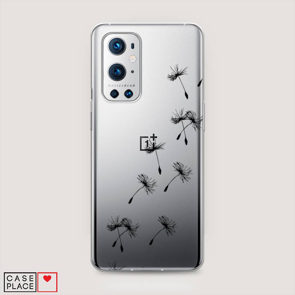 

Чехол Awog на OnePlus 9 Pro / ВанПлас 9 Pro "Летящие одуванчики", Черный, 151550-8