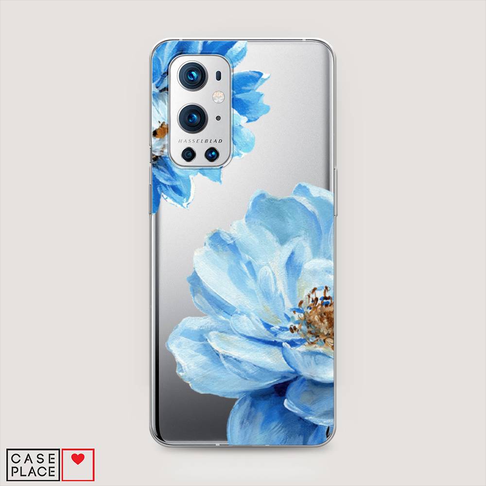 

Чехол Awog на OnePlus 9 Pro / ВанПлас 9 Pro "Голубые клематисы", Голубой, 151550-8