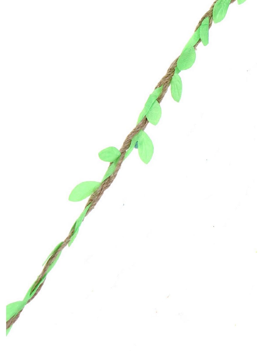 Декоративная веревка Inbloom Веревка декоративная с листочками 3м