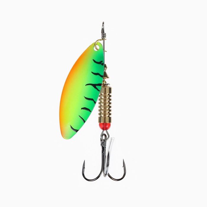 

Блесна вращающаяся Namazu Alleria, 11 г, цвет 10, Зеленый;желтый, Alleria