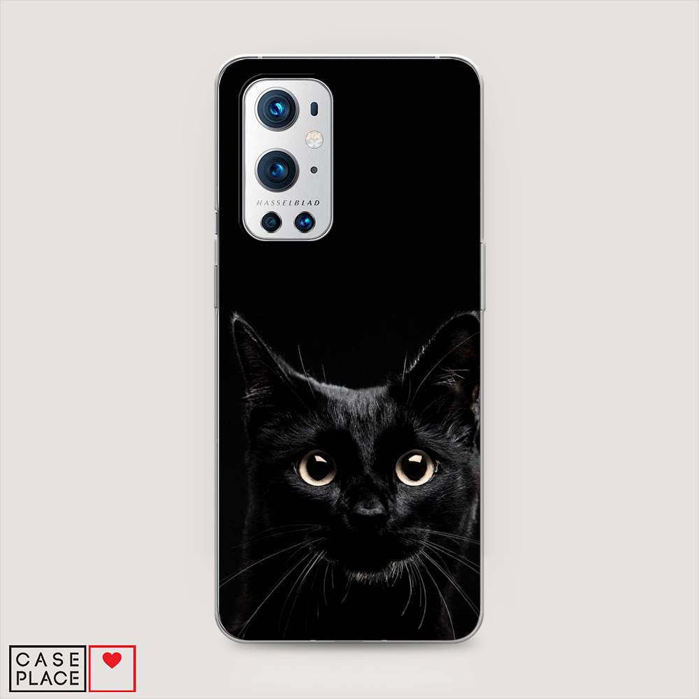 

Чехол Awog на OnePlus 9 Pro / ВанПлас 9 Pro "Добрый кот", Черный, 151550-1