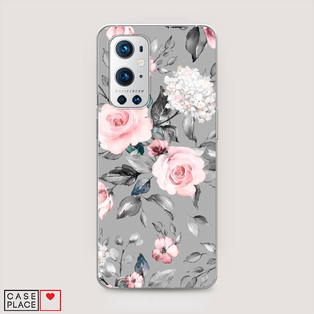 

Чехол Awog "Розы на сером" для OnePlus 9 Pro, 151550-8