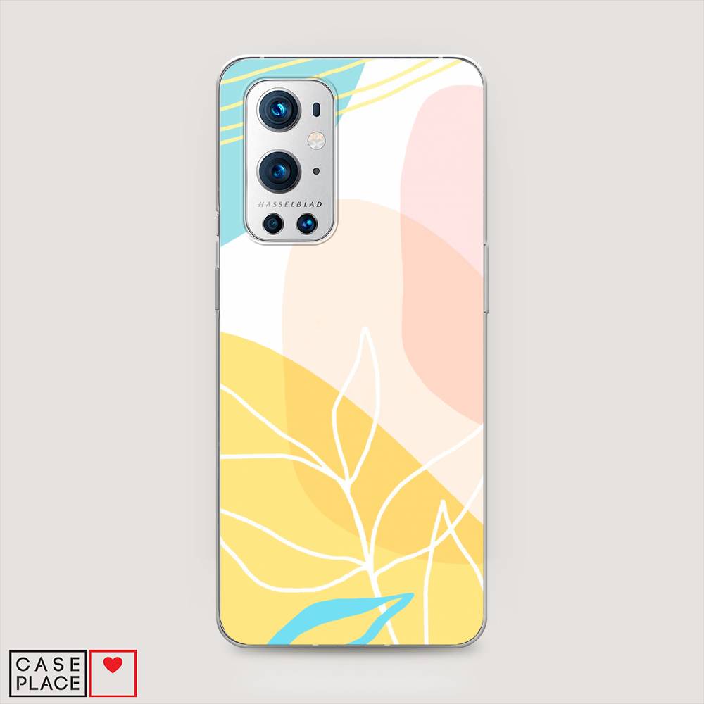 

Чехол Awog на OnePlus 9 Pro / ВанПлас 9 Pro "Летнее настроение", Желтый;голубой;розовый, 151550-10