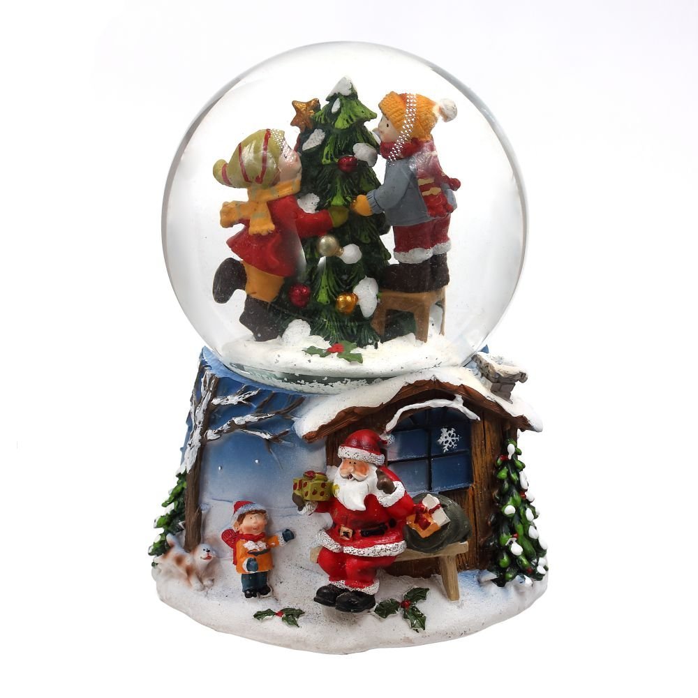 

Фигурка декоративная в стеклянном шаре, L11,3 W11,5 H15,5 D10 см KSM-278856