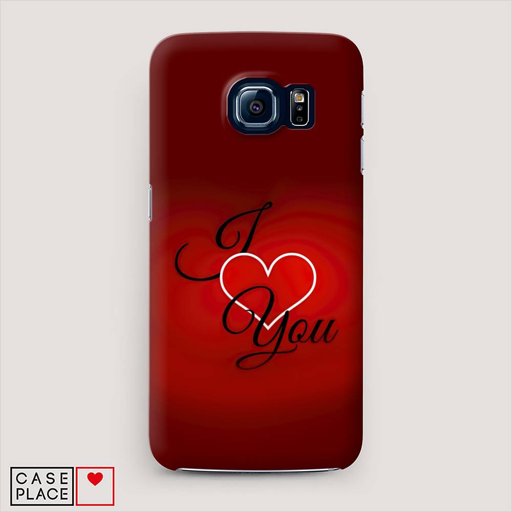 фото Чехол awog "i love you 3" для samsung galaxy s7