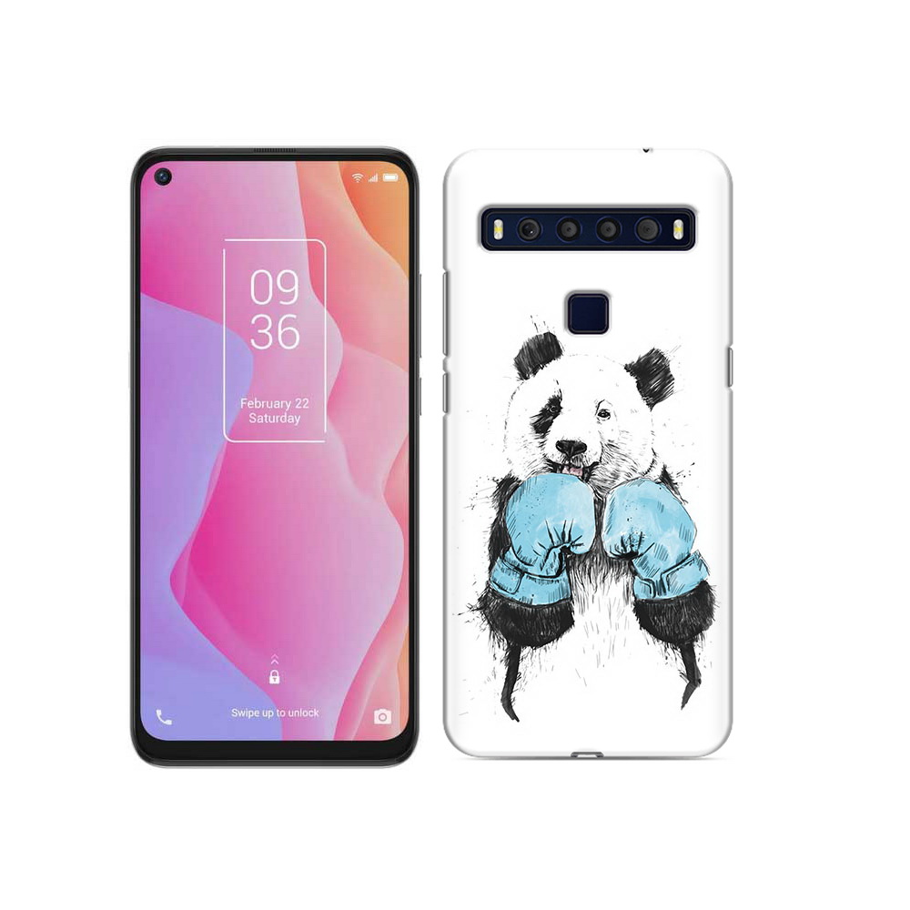 

Чехол MyPads Tocco для TCL 10L панда боксер, Прозрачный, Tocco