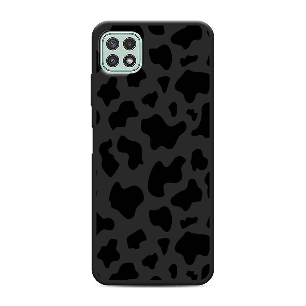 

Чехол Awog на Samsung Galaxy A22s 5G / Самсунг A22s 5G "Пятна коровы черные", Черный, 2104252-1