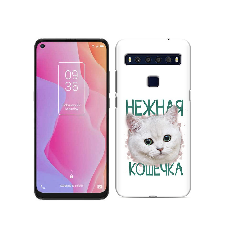 

Чехол MyPads Tocco для TCL 10L нежная кошечка, Прозрачный, Tocco