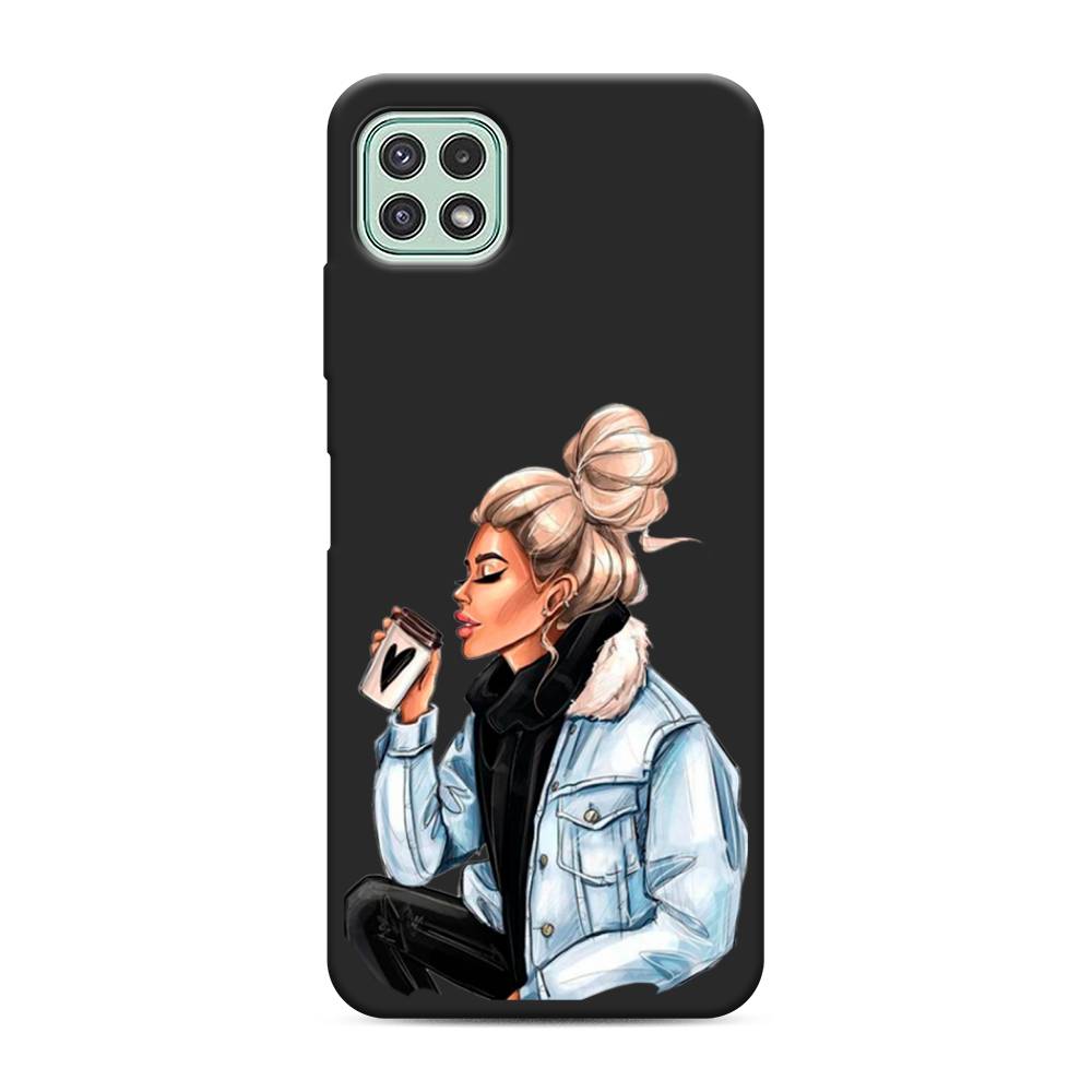 

Чехол Awog на Samsung Galaxy A22s 5G / Самсунг A22s 5G "Cute girl", Коричневый;бежевый, 2104252-1