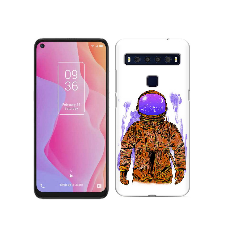 

Чехол MyPads Tocco для TCL 10L нарисованный мужчина в скафандре, Прозрачный, Tocco