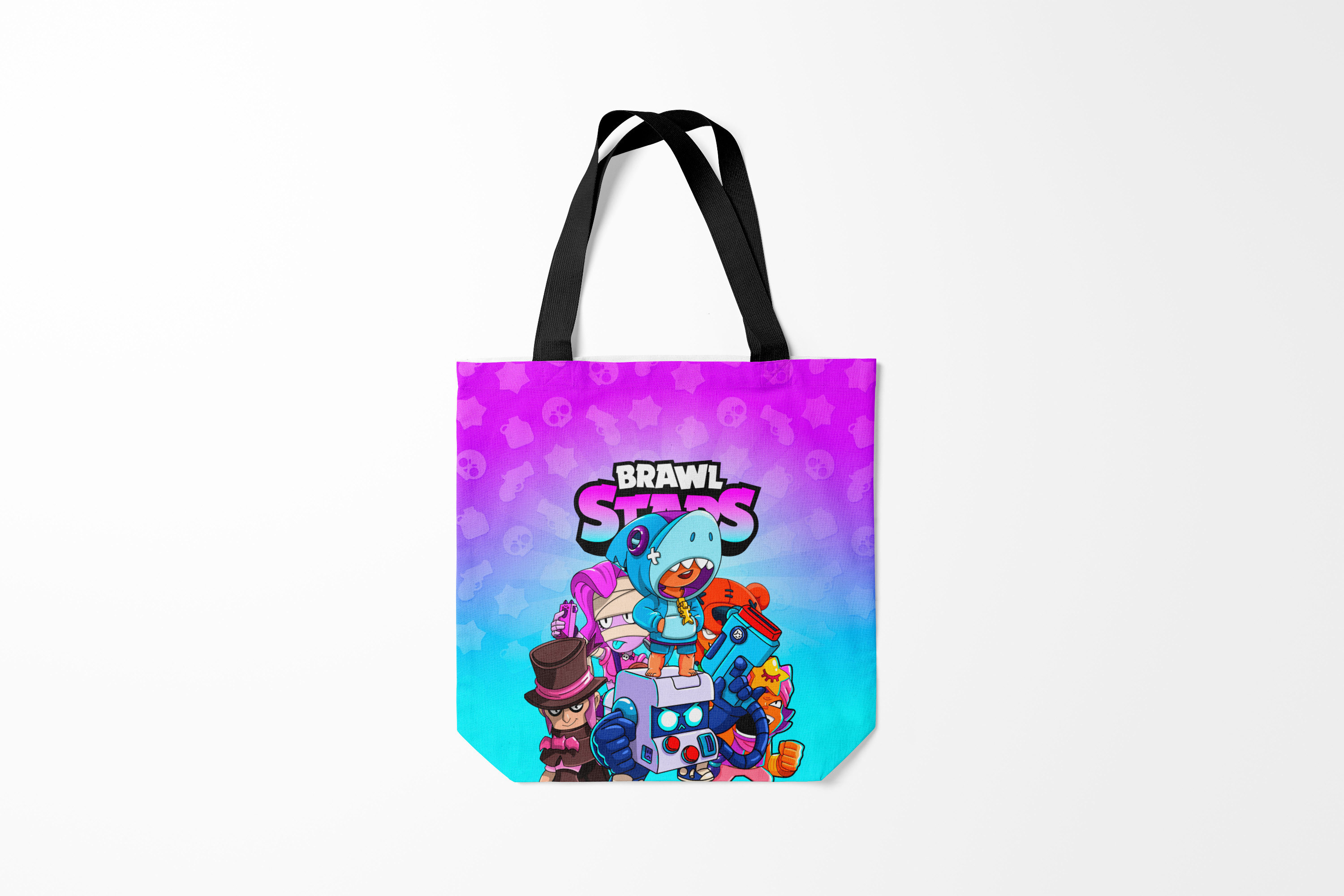 

Сумка шoппер унисекс Burnettie Brawl Stars, фиолетовый, Brawl Stars
