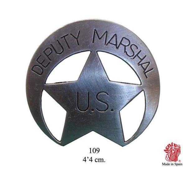 

Бэйдж помощника маршала, Служба федеральных маршалов США, 19 в. (сувенирный) DE-109 KNP-DE