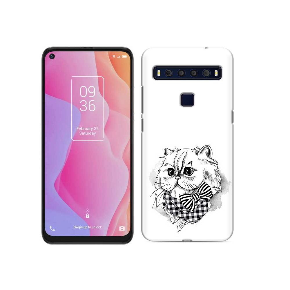 

Чехол MyPads Tocco для TCL 10L нарисованная красивая кошечка, Прозрачный, Tocco