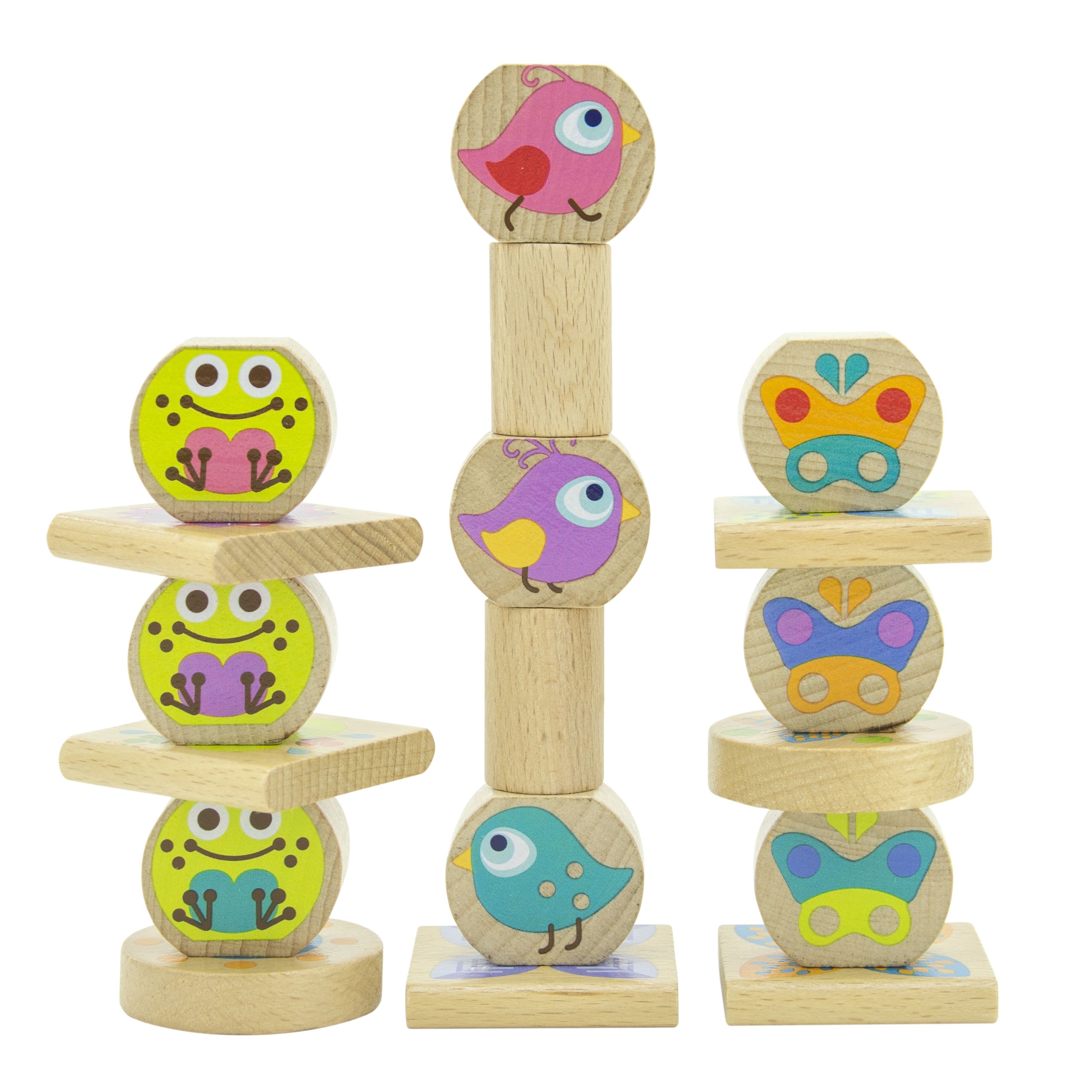 фото Мди "балансир - маленькие друзья | ll198" - деревянный балансир мир деревянных игрушек