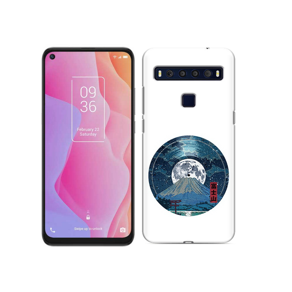 

Чехол MyPads Tocco для TCL 10L нарисованная виниловая гора с луной, Прозрачный, Tocco