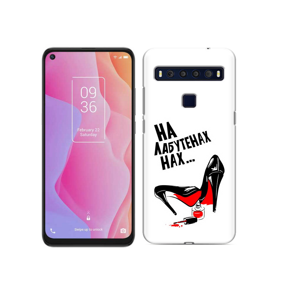 

Чехол MyPads Tocco для TCL 10L на лабутенах, Прозрачный, Tocco