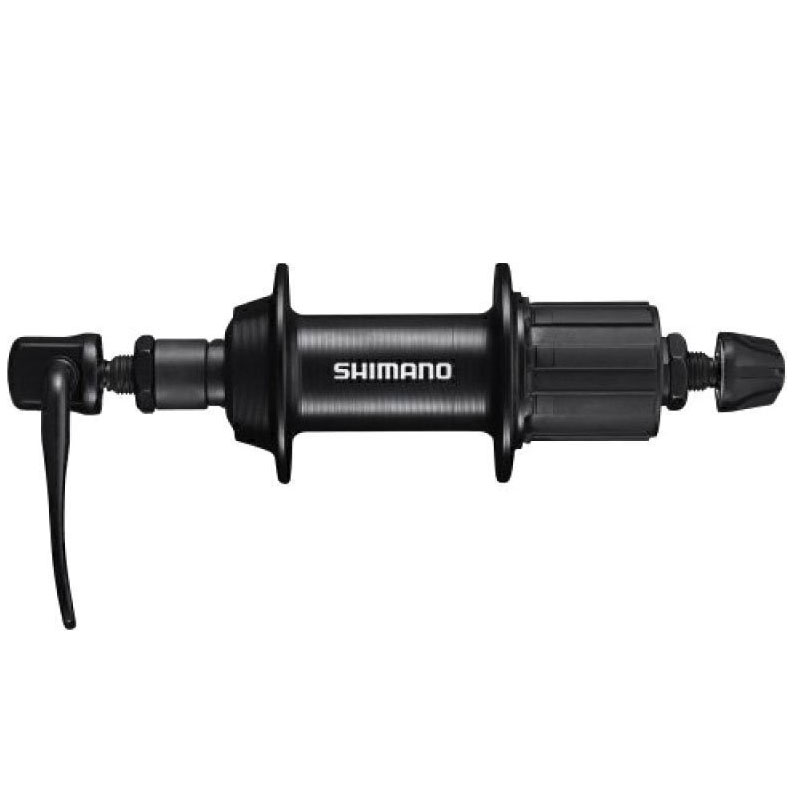 Втулка задняя SHIMANO TY500, 36H, 7ск, OLD:135мм, QR, черный