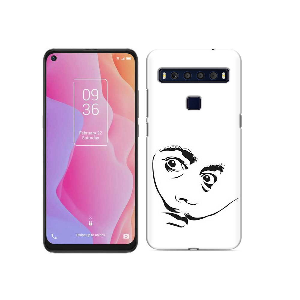 

Чехол MyPads Tocco для TCL 10L мужчина с длинными усами, Прозрачный, Tocco