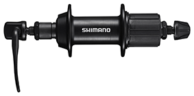 Втулка задняя SHIMANO TY500, 32H, 7ск, OLD:135мм, C.Lock, QR, без кожуха, черный