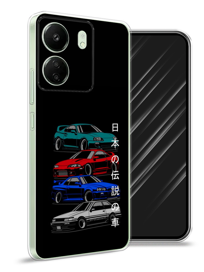 

Чехол Awog на Xiaomi Redmi 13C "JDM Legend cars", Зеленый;красный;синий, 320550-1
