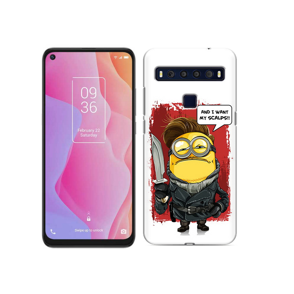 

Чехол MyPads Tocco для TCL 10L миньон убийца, Прозрачный, Tocco
