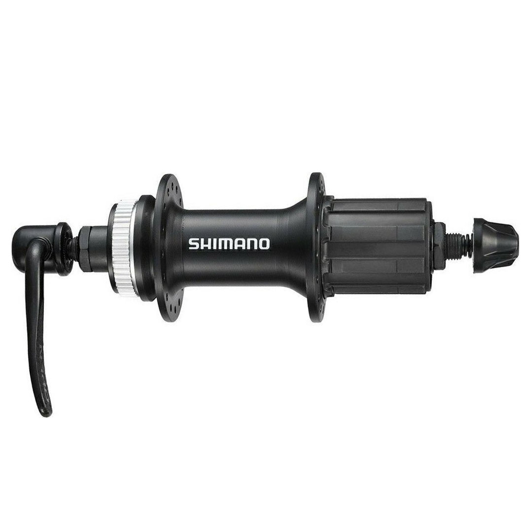 Втулка задняя SHIMANO RM35, 36H, 8/9ск, OLD:135мм, C.Lock, QR, черный