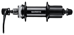 Втулка задняя SHIMANO MT200-B, 36H, 8/9/10ск, OLD:141мм, QR, черный