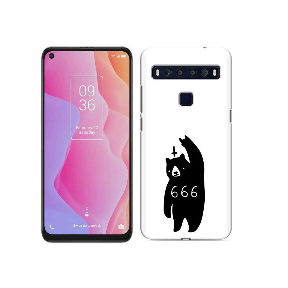 

Чехол MyPads Tocco для TCL 10L медведь 666, Прозрачный, Tocco