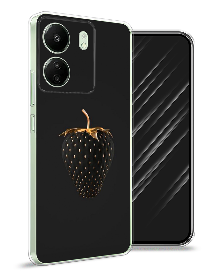 

Чехол Awog на Xiaomi Redmi 13C "Черно-золотая клубника", Черный;золотистый, 320550-1