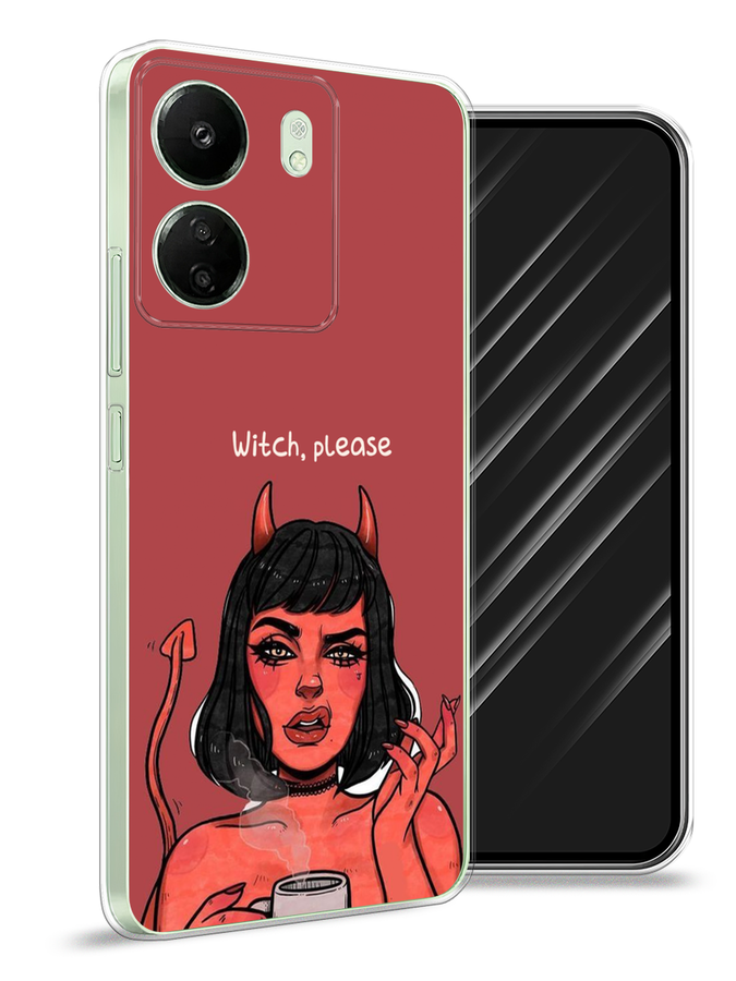 

Чехол Awog на Xiaomi Redmi 13C "Evil Girl", Бордовый;черный, 320550-1