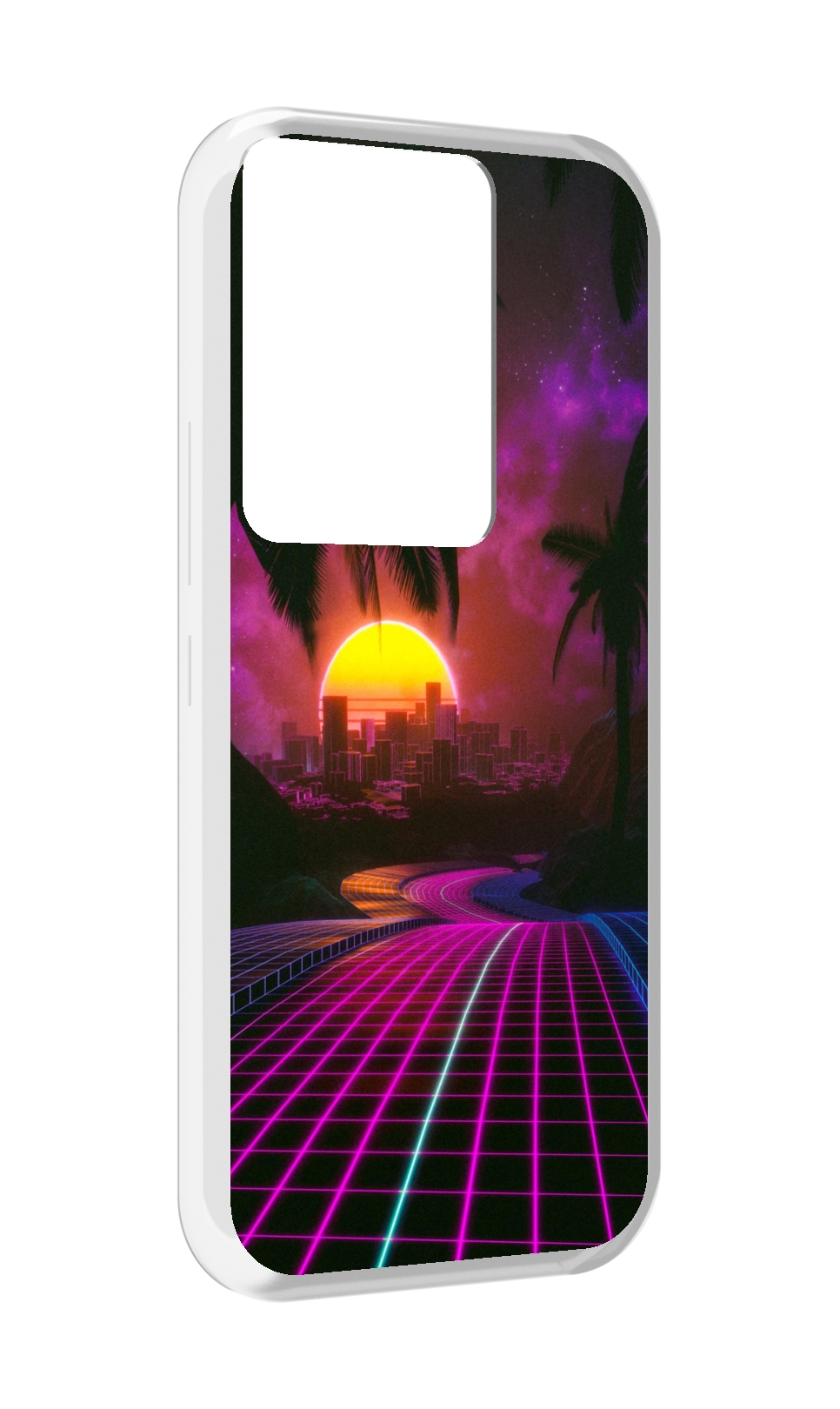 

Чехол MyPads хотлайнмайами 2 для Itel Vision 3 Plus / Itel P38 Pro, Прозрачный, Tocco