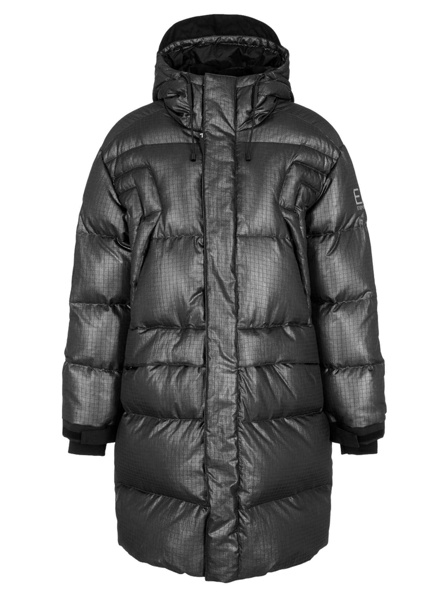 Пуховик мужской EA7 Mountain Down Artic Parka 2023-24 черный 3XL