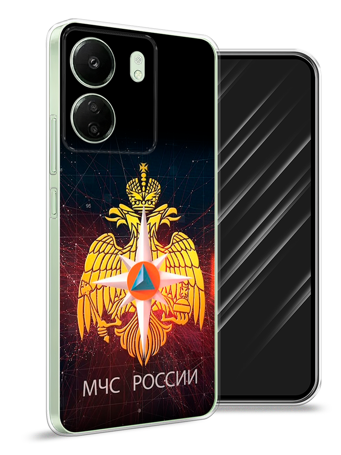

Чехол Awog на Xiaomi Redmi 13C "МЧС России", Черный;желтый;красный, 320550-1