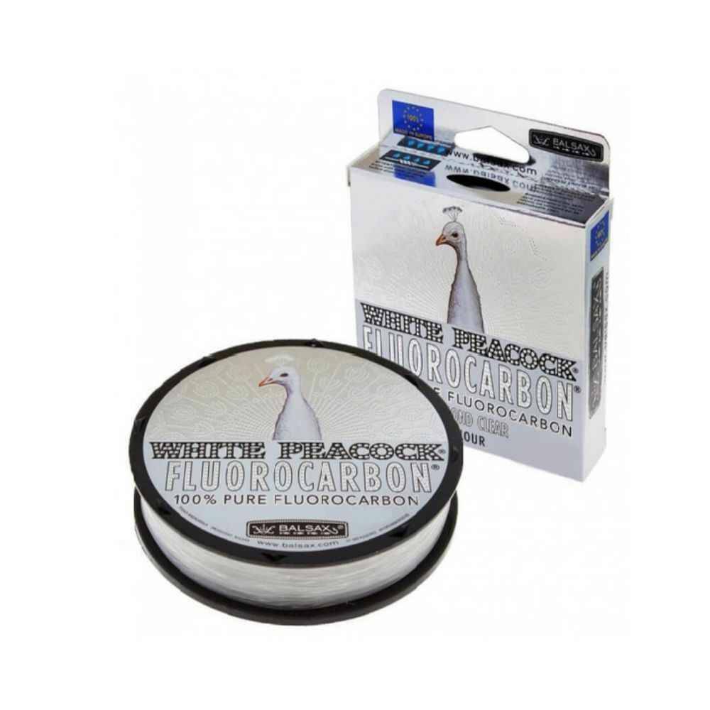 Флюорокарбоновая леска Balsax White Peacock Fluorocarbon (1 / 0.35 / 10.7 / 4.5 / 1 /