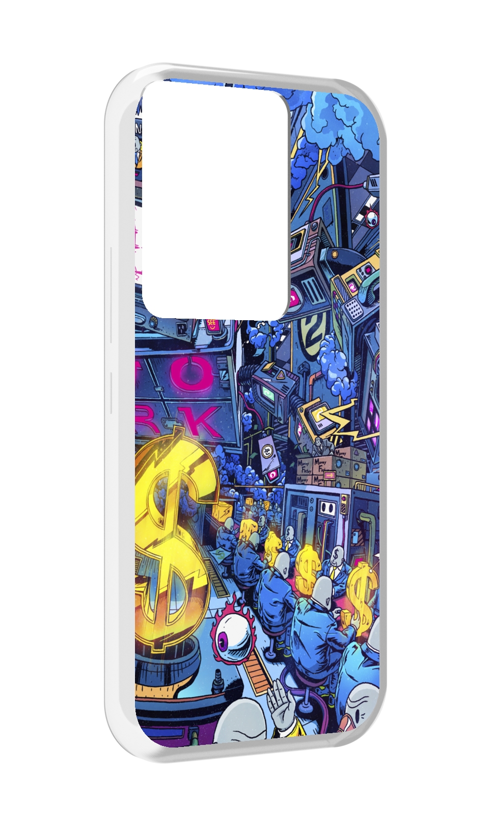 

Чехол MyPads футуристичная картинка для Itel Vision 3 Plus / Itel P38 Pro, Прозрачный, Tocco