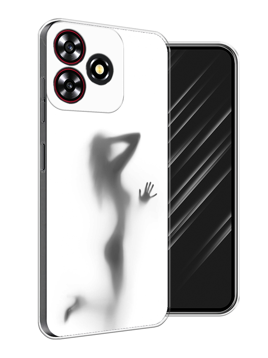 

Чехол Awog на ZTE Blade V50 Smart "Стекло в душе", Белый;серый;черный, 136550-1