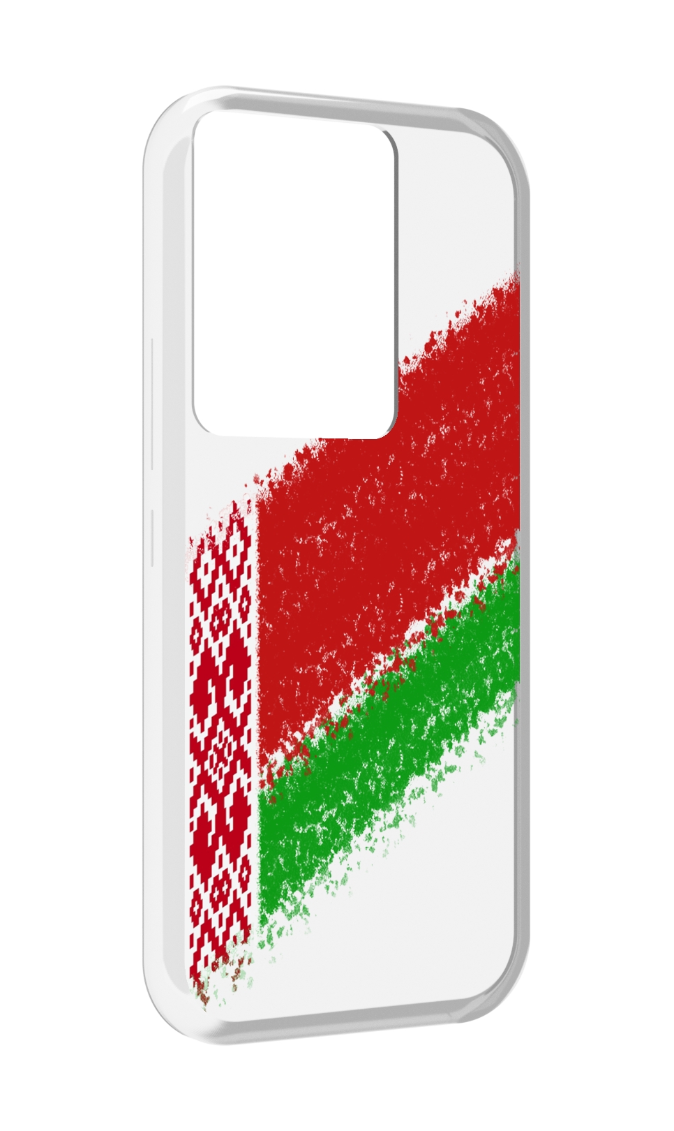 

Чехол MyPads флаг Белорусии мужской для Itel Vision 3 Plus / Itel P38 Pro, Прозрачный, Tocco