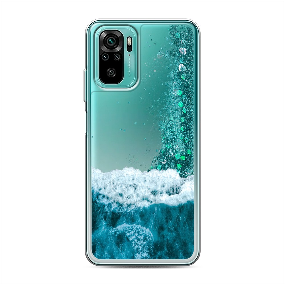 

Жидкий чехол с блестками "Морская пучина" на Xiaomi Redmi Note 10S