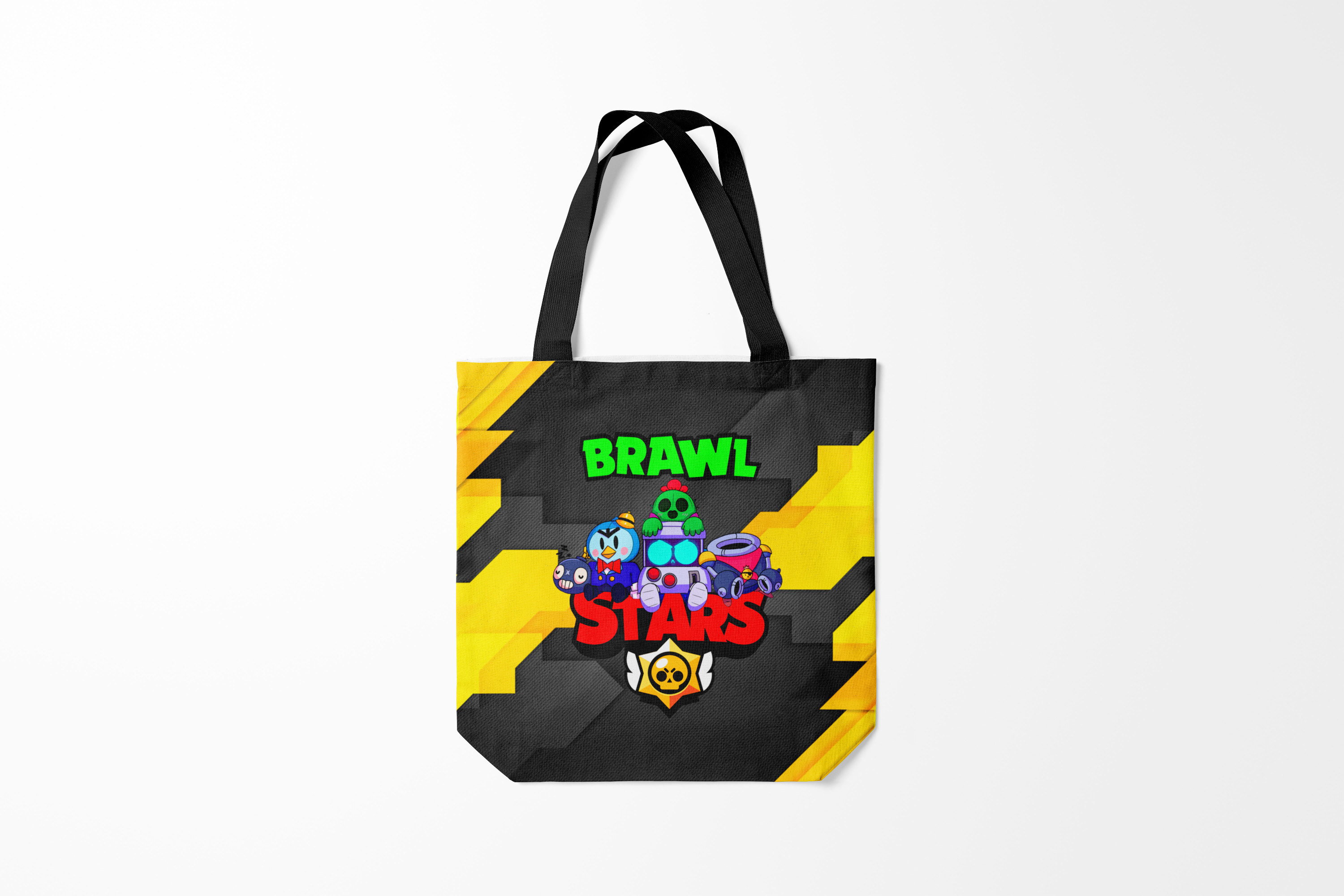 

Сумка шoппер унисекс Burnettie Brawl Stars 2020, черный, Brawl Stars 2020