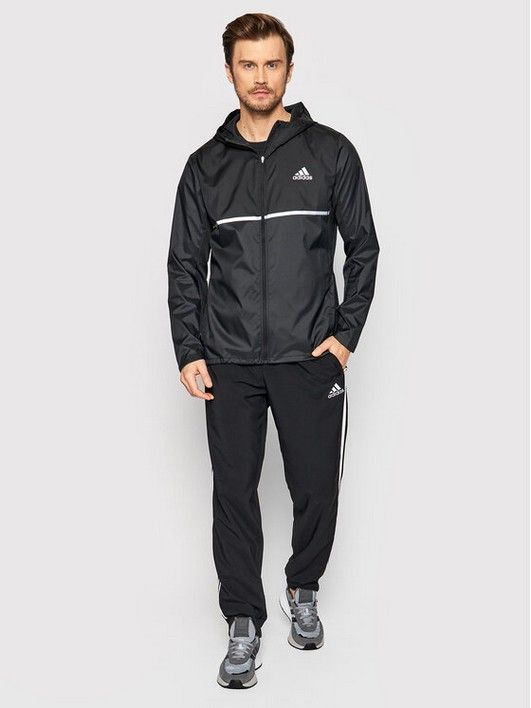 

Ветровка мужская Adidas 0000209208320 черная S (доставка из-за рубежа), Черный, 0000209208320