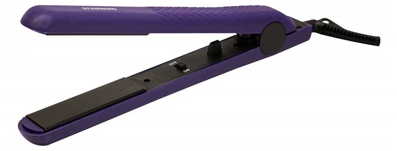Выпрямитель волос STARWIND SHE5501 фиолетовый выпрямитель для волос vekta hsd 0402 фиолетовый