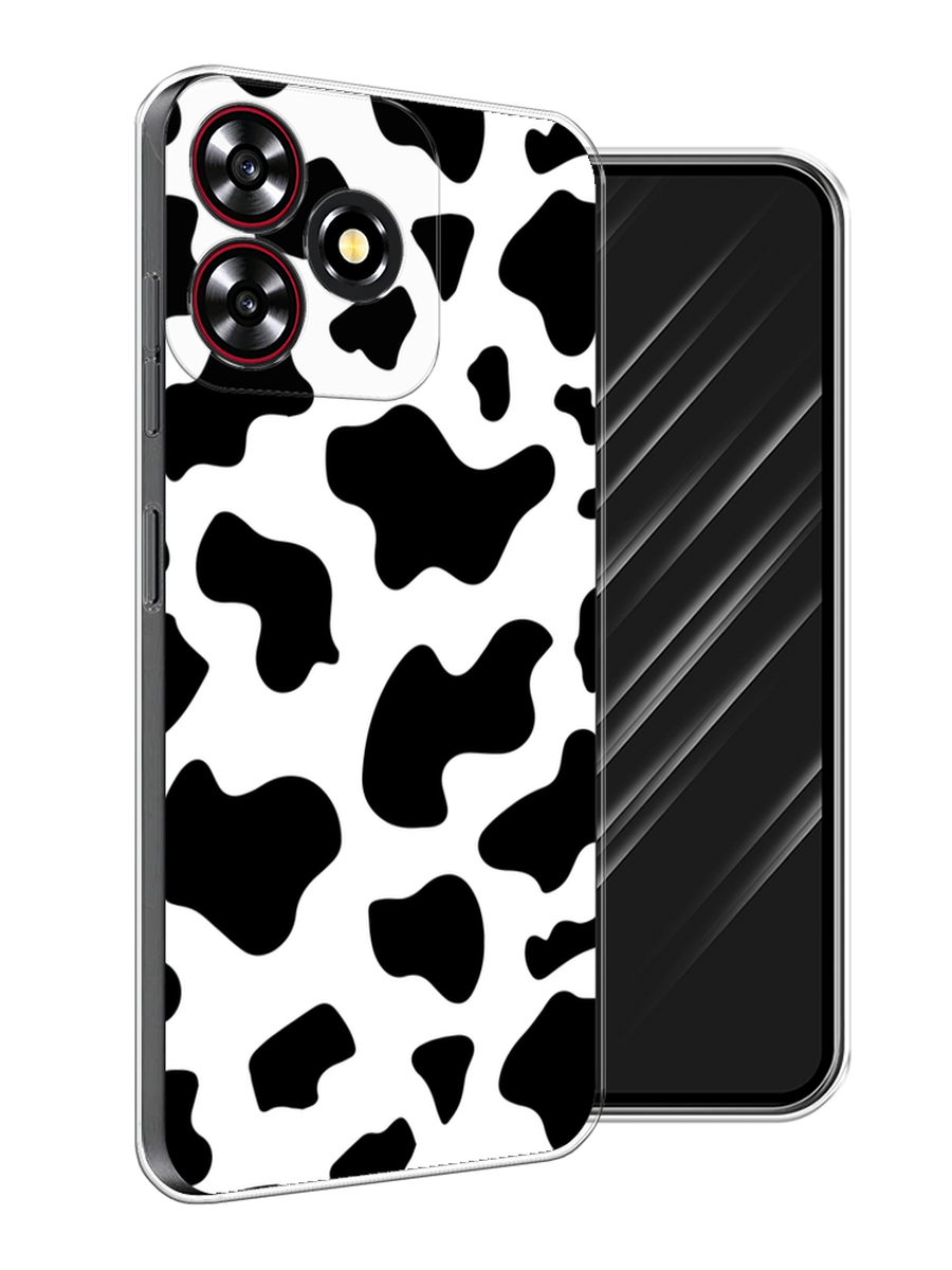 

Чехол Awog на ZTE Blade V50 Smart "Пятна коровы", Белый;черный, 136550-1