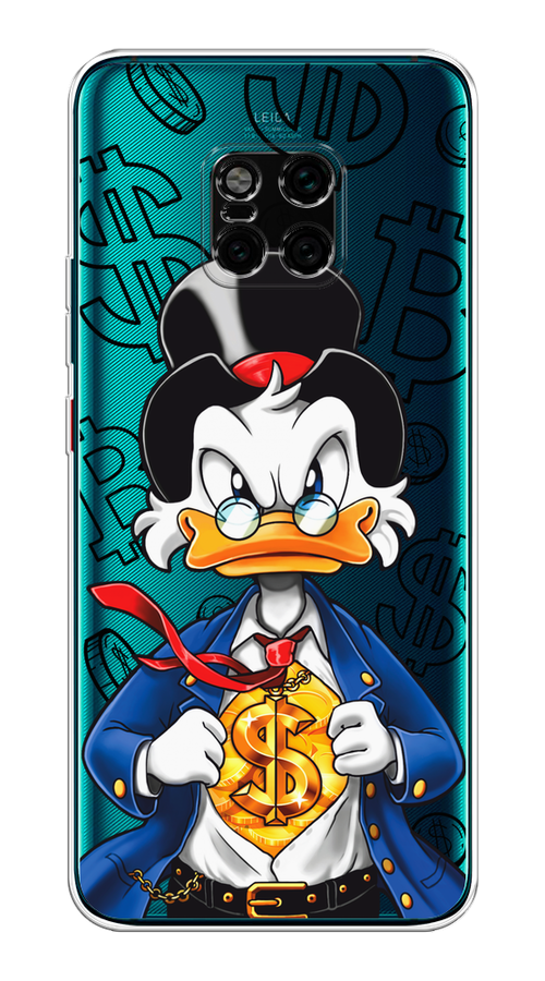 

Чехол на Huawei Mate 20 Pro "Scrooge Goldman", Черный;белый;синий, 67050-1