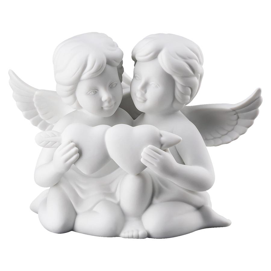 

Фигурка Rosenthal Ангелы с сердцем 11 см, фарфор, Белый