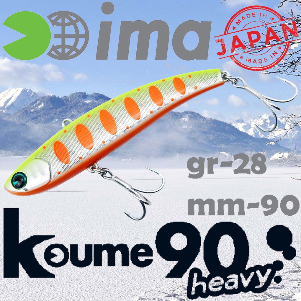 

Воблер Ima (Vib) Koume heavy 90 28гр #R10 Dotty Chart Shad, Koume heavy
