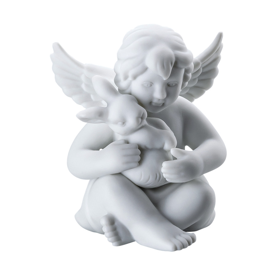 

Фигурка Rosenthal Ангел с зайчиком 6,3 см, фарфор, Белый