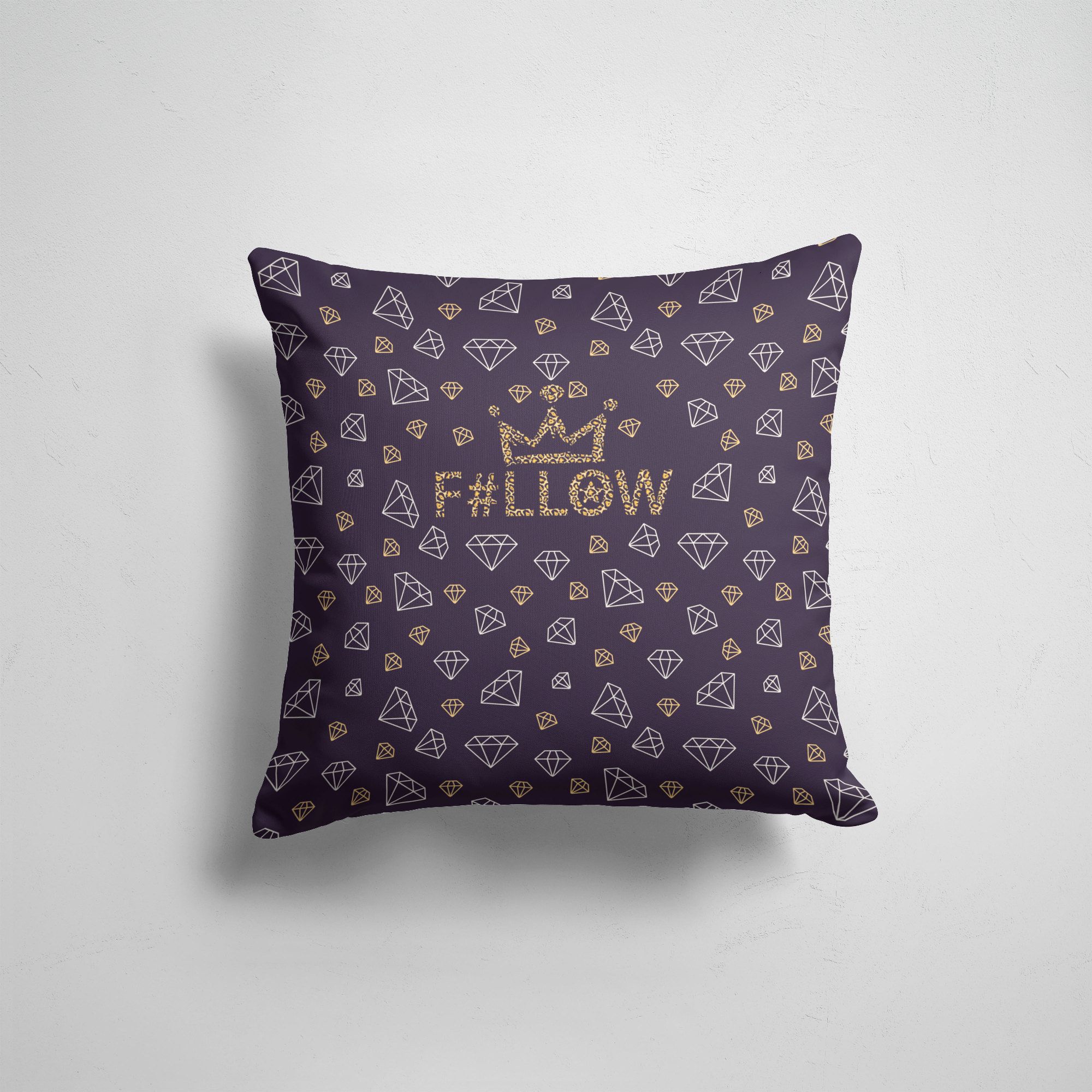 

Подушка декоративная 45х45см Девушкам Девушки рулят Следуй за мной, Разноцветный