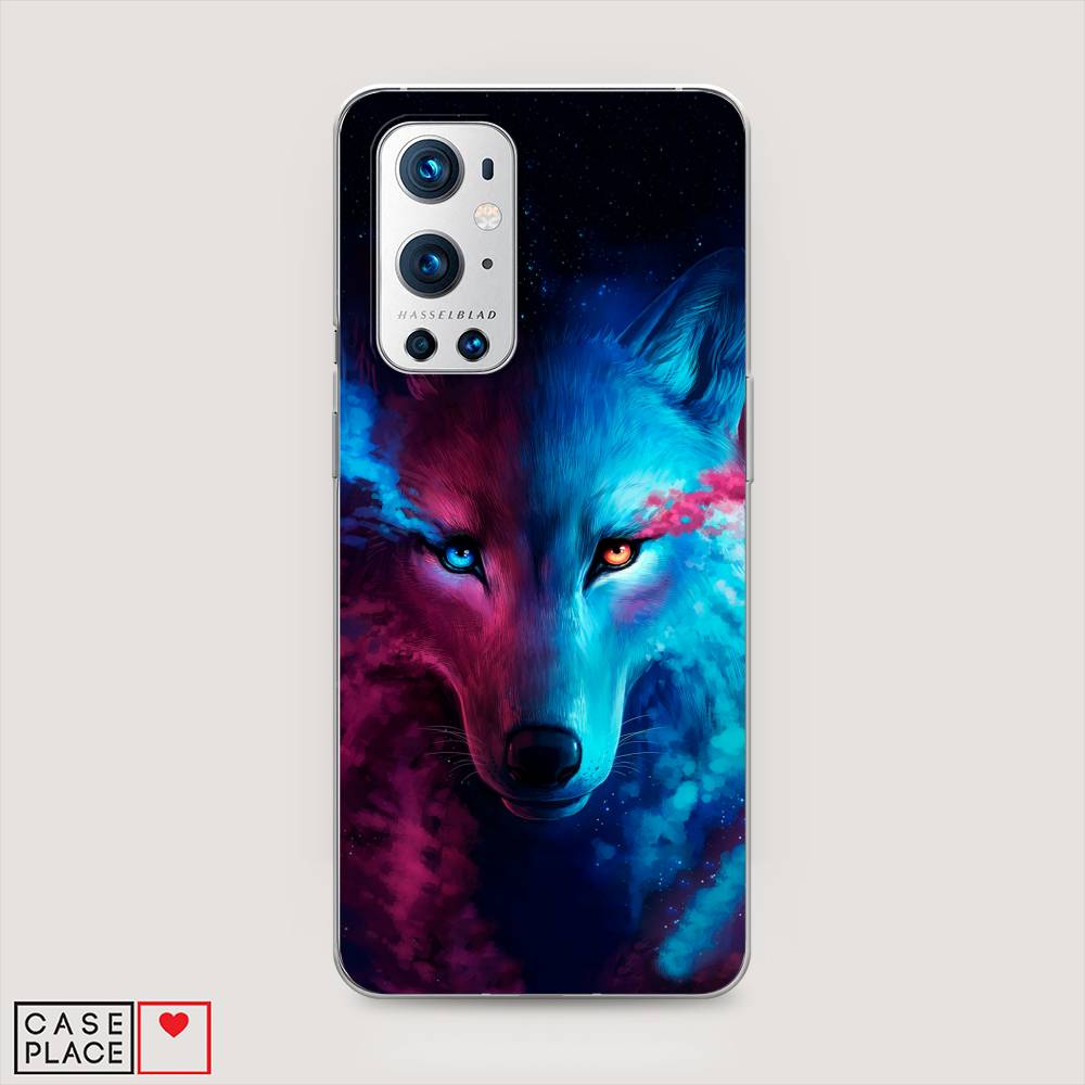 

Чехол Awog на OnePlus 9 Pro / ВанПлас 9 Pro "Волшебный волк", Черный;серый, 151550-1