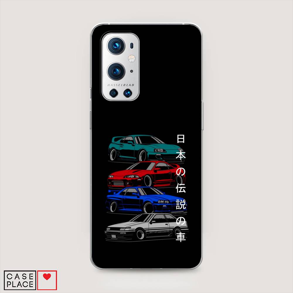 

Чехол Awog на OnePlus 9 Pro / ВанПлас 9 Pro "JDM Legend cars", Зеленый;красный;синий, 151550-5