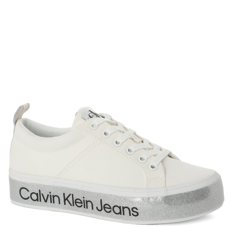 фото Кеды женские calvin klein jeans yw0yw00491 белые 40 eu